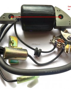 OEM Made in Japan 30500-887-303, 30560-883-015 replaces Honda G150 G200 G300 5HP E1500 ED1000 FR 500 HS50 Ignition Magneto Coil Assy Lawn Mower Trimmer Motor Engine