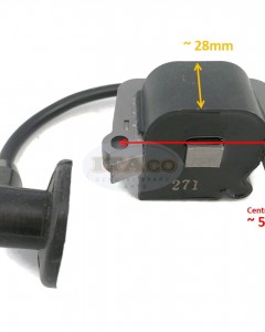 CDI Ignition Module Coil Brush Cutter Mitsubishi TL43 TU43 TL50 TL52 BG430 Trimmer Magneto Stator KE04024AA 2T