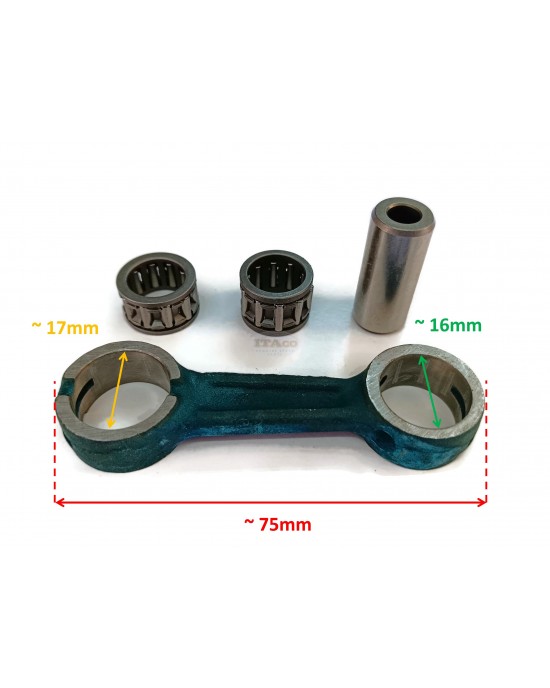 Connecting Con Rod Needle Bearing Set Assy 5412500800 replaces Robin Subaru EC04 FL411 NB411 NF411 Motor Lawnmower Trimmer Generator Engine Connecting Con Rod Needle Bearing Set Assy 5412500800 replaces Robin Subaru EC04 FL411 NB411 NF411 Motor Lawnmower Trimmer Generator Engine