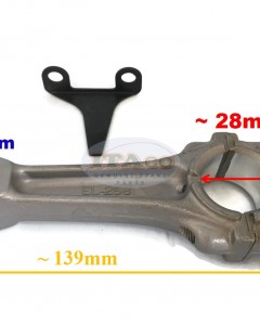 Motor Connecting Rod Con Bolt Oil Scraper Assy 234-22501-00 For Robin Subaru EY28 RGX3500 Lawnmower Generator Engine