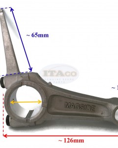 Connecting Rod with Scraper Bolts Replaces Mitsubishi Meiki GM231 GM230 7.5HP Lawnmower Gasoline Engine