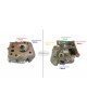 Replace Honda 154F 152F Chinese Mitsubishi 97CC 3HP Cylinder Head Cover Gasoline Engine 98CC Water Pump Lawnmower Trimmer Engine