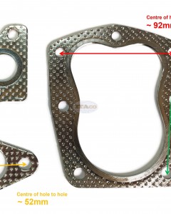 Gasket Set Kit w/ Head Gasket Set 061A1-883-S01 06111-883-405 Replace Honda G200 F500 WA20 E G 1500 Lawnmower Trimmer Tractor Water Pump Engine