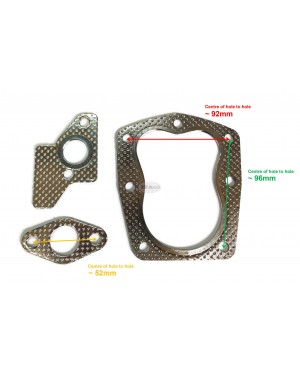 Gasket Set Kit w/ Head Gasket Set 061A1-883-S01 06111-883-405 Replace Honda G200 F500 WA20 E G 1500 Lawnmower Trimmer Tractor Water Pump Engine