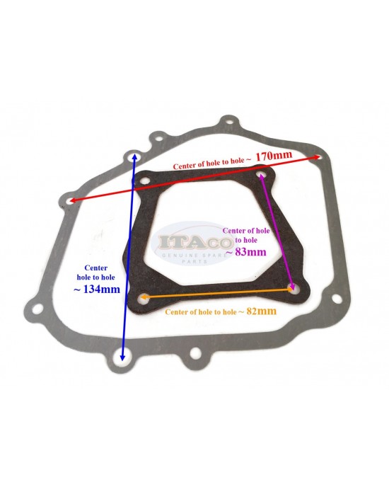 Overhaul Gasket Set Kit w/ Head Gasket for Honda GX120 GX110 4HP 06111-ZE0-405 061A1-ZE0-000 061A1-ZE0-001 061A1-ZE0-010 061A1-ZH7-010 Motor Lawnmower Trimmer Engine