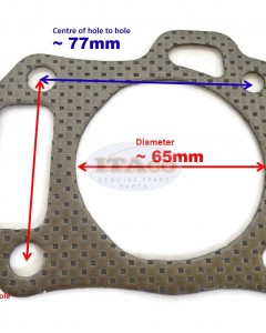 Cylinder Head Gasket 12251-ZF1-800 12251-ZL0-003 replaces Honda GX160 5.5HP GX200 6HP Stens 465-674 Rotary 9785 Oregon 50-556