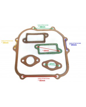 OEM Made in Japan Gasket Set Kit 230-99002-07 compatible for Robin Subaru EY08 R600 R650 Lawnmower Trimmer Generator Engine