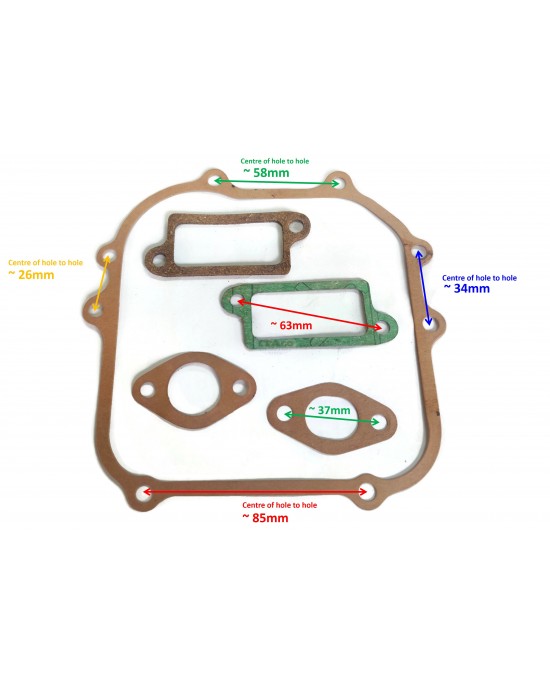 OEM Made in Japan Gasket Set Kit 230-99002-07 compatible for Robin Subaru EY08 R600 R650 Lawnmower Trimmer Generator Engine OEM Made in Japan Gasket Set Kit 230-99002-07 compatible for Robin Subaru EY08 R600 R650 Lawnmower Trimmer Generator Engine