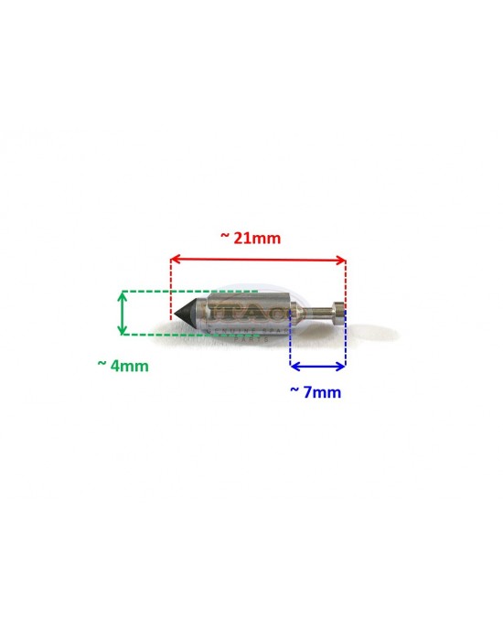 Inlet Carburetor Valve Needle 16011-ZAO-931, 16011-ZA0-931 for Honda GX240 GX270 GX340 GX390 GXV340 GXV390 Lawnmower Trimmer Motor Engine