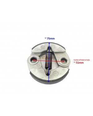 Clutch Shoe Assembly FR66843A For Honda GX31 GX35 GX35N Mitsubishi TL33 TL43 TLE43 TL52 T170 T180 TU43 T200 Kawasaki G3K G4K ZENOAH G35L Trimmer Brush Cutter Motor Engine