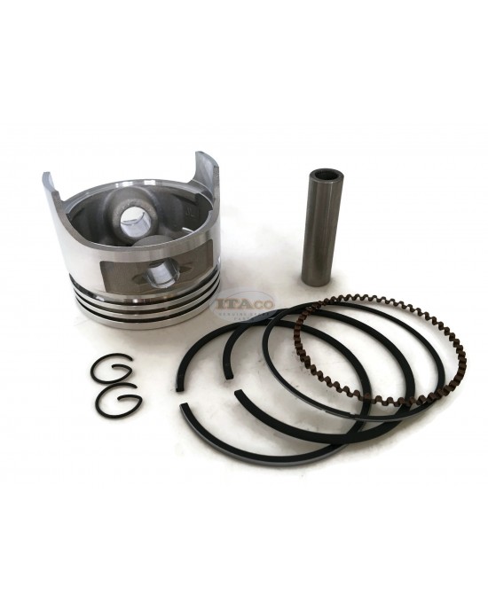 Piston Kit w Ring Set, Pin & Clip Assy Cylinder Parts for Robin EY20 EH18 5HP 67.75mm 4-Stroke Motor Tractor Water Pump Lawnmower Engine