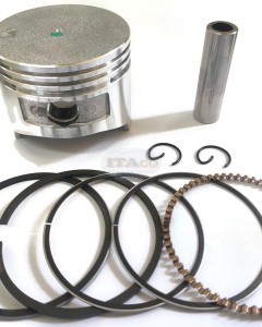 Piston Assy w/ Ring Set Oversize 025 57.25MM 13102-ZE0-010 replaces Honda GX110 WD WB WA20 F401 4HP Lawnmower Engine