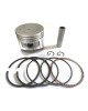 Piston Assy w/ Ring Set Oversize 025 57.25MM 13102-ZE0-010 replaces Honda GX110 WD WB WA20 F401 4HP Lawnmower Engine