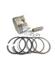 Piston Assy w/ Ring Set Oversize 025 57.25MM 13102-ZE0-010 replaces Honda GX110 WD WB WA20 F401 4HP Lawnmower Engine