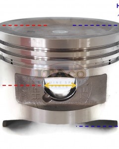 Original OEM Made in Japan Piston 13102-ZE3-810 oversize 025 for Honda GX340 11HP 82.25MM Lawnmower Trimmer Engine