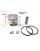 Piston Kit Ring Set KP01029AA For Mitsubishi TL43 TB43 TU43 BG430 40MM 1E40F-5/40-5/40F-5 Series Trimmer 42.7 cc 2 Stroke