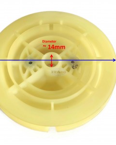 OEM Made in Japan Starter Reel Pulley 226-50120-08 compatible Robin Subaru R600 R650 EY15 Lawnmower Trimmer Engine