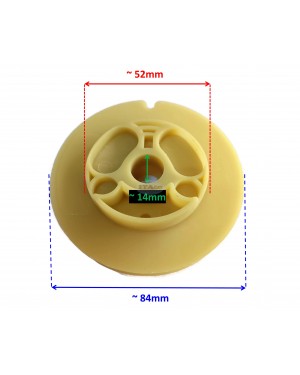 ET950 Recoil Starter Pulley Wheel Rope Rotor Reel Compatible with Yamaha ET650 TG950 TG650 MT65 800W 1000W GG950DC 63cc 65cc 2-Stroke Gas Generator Parts