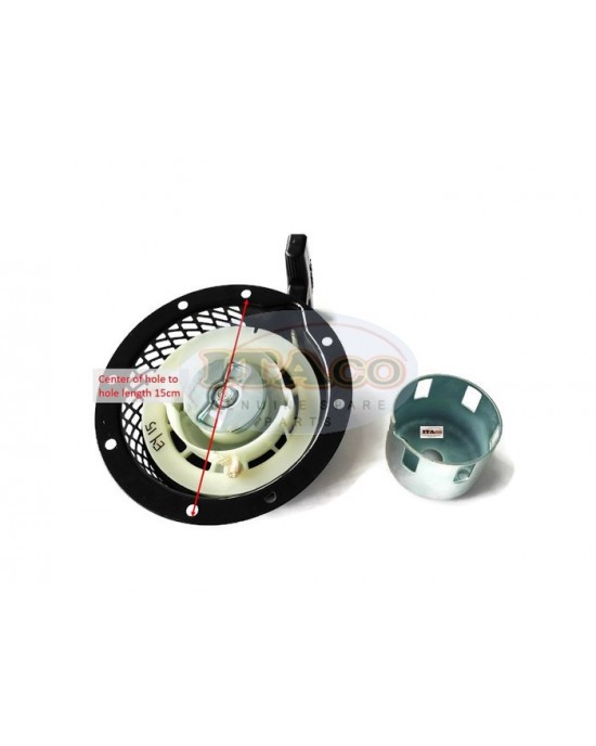 Pull Recoil Rewind Stater Assy with Pulley Cap 226-50811-00 226-50750-20 for Robin Subaru EY15 EY15-2B EY15-3 Lawnmower Water Pump Trimmer Motor Engine