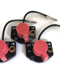 3pcs x StopSwitch Stop Switch ON OFF for Robin Subaru EX13 EX17 EX21 EX27 EX30 Wire 066-00003 066-00004 Motor Lawnmower Trimmer Engine