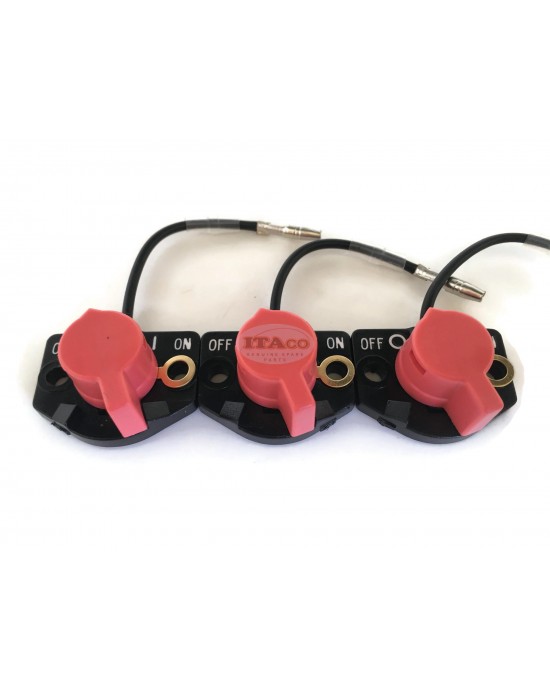 3pcs x StopSwitch Stop Switch ON OFF for Robin Subaru EX13 EX17 EX21 EX27 EX30 Wire 066-00003 066-00004 Motor Lawnmower Trimmer Engine