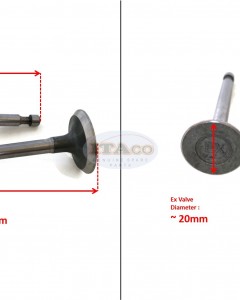 For Honda GX140 Intake Suction & Exhaust Valve IN EX 14711-ZE1-000 14721-ZE1-810 000 Lawnmower Water Pressure Tiller Water Pump Motor Engine