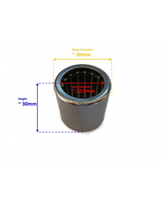 Boat Motor 22x30x30mm Needle Roller Bearing 345-60211-0 M 09263-22039 Compatible with Nissan Tohatsu  Suzuki Outboard 40HP to 60HP HK223030 