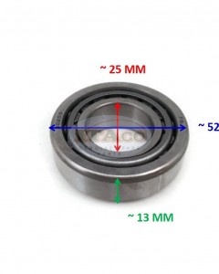 Boat Motor Taprd Bearing F.Rev Gear 93332-00005 for Yamaha Parsun Hidea Outboard F 9.9-45HP 2/4-stroke Marine Engine