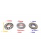 Boat Motor 93341-214U1 Thrust Washer Set Bearing Flat for Yamaha Outboard F 8HP 9.9HP 15HP 2/4-stroke Engine