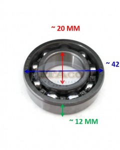 Boat Motor 9601-0-6004 Ball Bearing For Tohatsu Nissan Outboard 5HP 8HP 9HP 2/4 stroke Engine 20x42x12