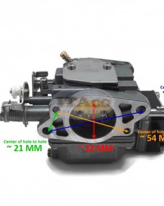 Boat Motor Original OEM Genuine Carburetor Assy 3G2-03200 4 M for Tohatsu Nissan Outboard 9.9HP 15HP 18HP 2 stroke Engine Made in Japan