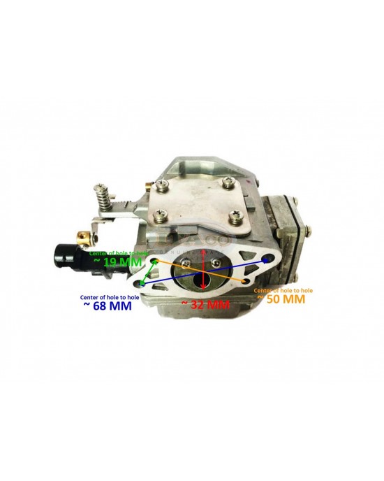 Boat Engine Outboard motor Carburetor Carb Assy 63V-14301-00 63V-14301-10 For Yamaha Parsun Hidea Outboard 9.9HP 15HP 2 stroke