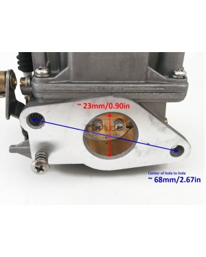 Boat Motor 66M-14301-12-00 Carburetor Assy for Yamaha Outboard motor 4-stroke 15hp F15 electric motor Outboard Engine