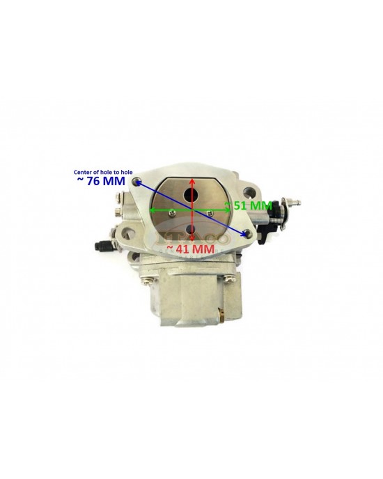 Boat Motor 66T-14301-00 66T-14301-01 66T-14301-02 03 T40-05060000 Carburetor Carb Assy for Yamaha Parsun Outboard E T40 40HP E40XM 2 Stroke