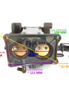 Boat Motor 6F6-14301-00 6F6-14301-01 6F6-14301-02 03 04 05 Carburetor Carb Assy For Yamaha Outboard E40 40HP Enduro 2 stroke Engine