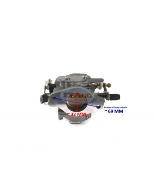 Boat Motor Bottom Carburetor Carb Assy 6K5-14303-03 for Yamaha Parsun Outboard 60HP E60 T60 2 stroke Marine Engine 