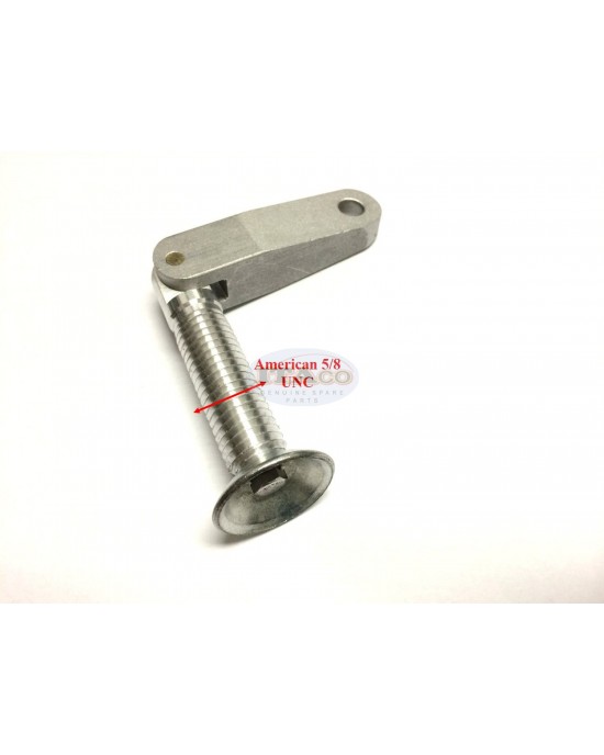 Boat Motor 0388346 0375742 Clamp Handle Assy Screw Set Kit Plate Swivel 0307561 0302420 for Johnson Evinrude OMC BRP Outboard Aluminum Alloy 5/8UC M5 Oversize Boat Marine