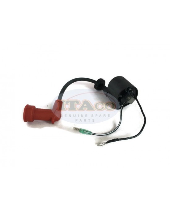 Boat Outboard Motor Ignition Coil w/ Plug Cover Assy 3B7-06050-1 For Tohatsu Nissan Outboard NS M 80HP 90HP 2-stroke Mercury