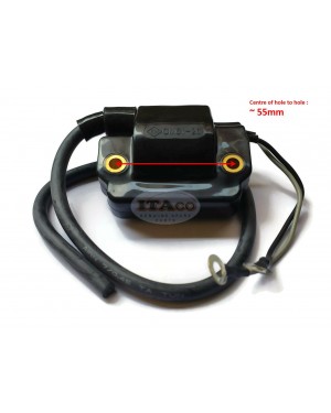 Boat Motor Ignition Ign Coil Assy 697-85570-11-00 697-85570-10-00 55 hp 90 hp marine for Yamaha Outboard CV 55 C90 55HP 90HP 1984-91 2 Stroke Engine