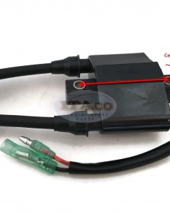 Boat Motor Ignition Coil Assy 6B4-85530-00 for Yamaha Outboard new 9.9HP 15HP 2-stroke after 2003 Engine