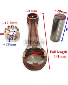 Boat Outboard Motor Connecting Rod Con Kit Crank Pin 336-00040-1 0M 629 8130471 For Tohatsu Nissan Mercury Mercruiser Outboard NS 25HP 30HP 2-stroke Engine