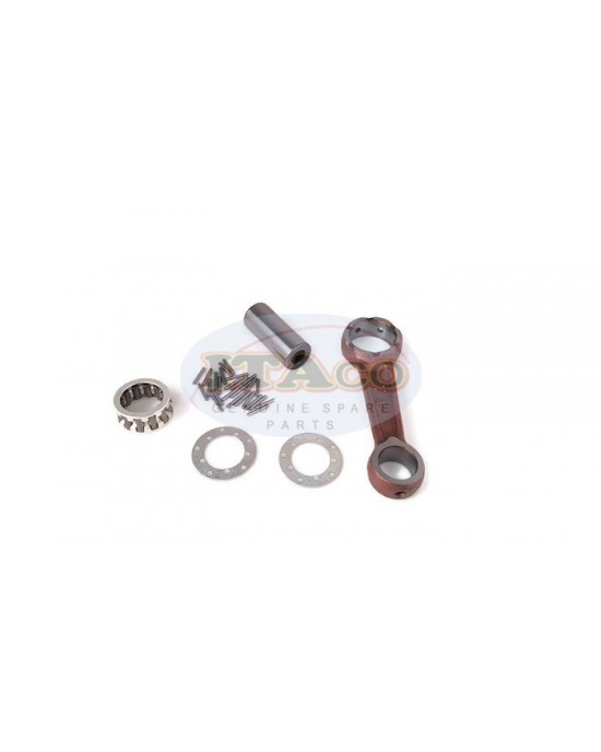 Boat Motor Connecting Con Rod Kit Assy Washer Piston Bearing 650-11651-04 02 00 682-11651 for Yamaha Outboard 9.9HP 13.5HP 15HP Motor 2 stroke Engine
