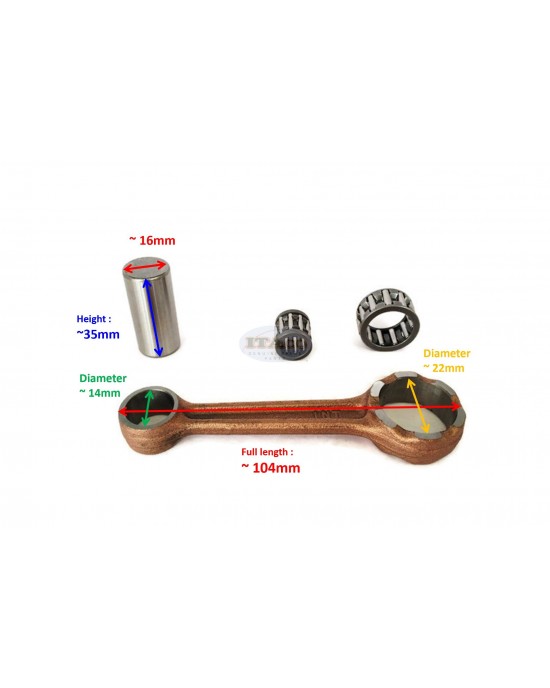 Boat Motor Connecting Con Rod Kit 309-00040-0 813269 813271 Crank for Tohatsu Nissan Mercury Quicksilver Outboard M NS 2.5HP 3.5HP 2 stroke Engine