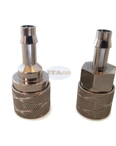 Boat Motor 2x Fuel Hose Connector 5/16" For Suzuki Outboard Boat Engine IN OUT 197787-3 8MM