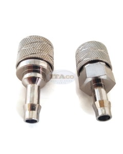 Boat Motor 2x Fuel Hose Connector 5/16" For Suzuki Outboard Boat Engine IN OUT 197787-3 8MM
