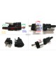 Boat Motor Male Adaptor + Fuel Connector Kit 0397444 0766442 0174508 017674 5/16" for Johnson Evinrude OMC BRP Outboard 8MM Fuel Boat Engine