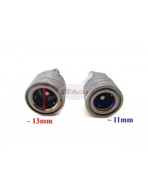 Boat Motor 2x Socket Fuel Line Connector 8MM 5/16" For Suzuki Sierra Chrylser Outboard 65750-98505 65750-95500 95510 18-8062 Engine