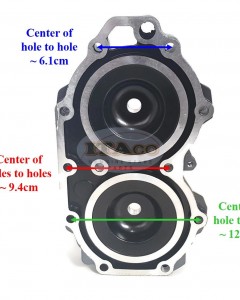 Boat Motor T40-05000003 Cylinder Cover Head for Parsun Makara Outboard T 40HP New 2 stroke Boats Engine