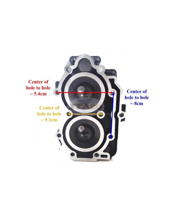 Boat Motor Cylinder Head Cover 6B4-11111-00-1S TE15-05000001 For Yamaha Parsun Outboard 9.9HP 13.5HP 15HP 2-stroke Engine