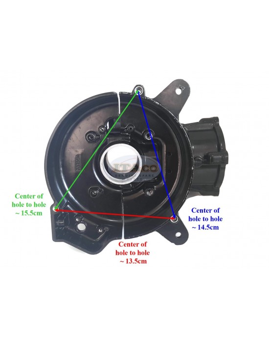 Boat Motor Cylinder Crankcase Assy T5-05010000 369B01100-2 for Parsun Makara Outboard T5.8 5.8HP 2-stroke Engine